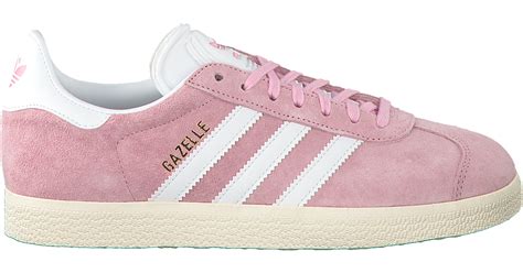 roze adidas met gouden streep|Roze Adidas sneakers voor dames .